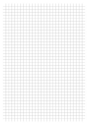 Page quadrillée vierge 7x7 mm format A4 à télécharger