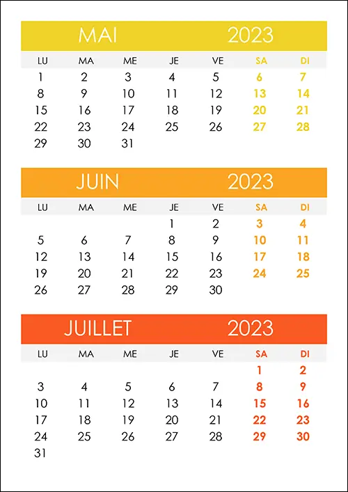 Calendrier mai, juin, juillet 2023 calendrier-mai-juin-juillet-2023