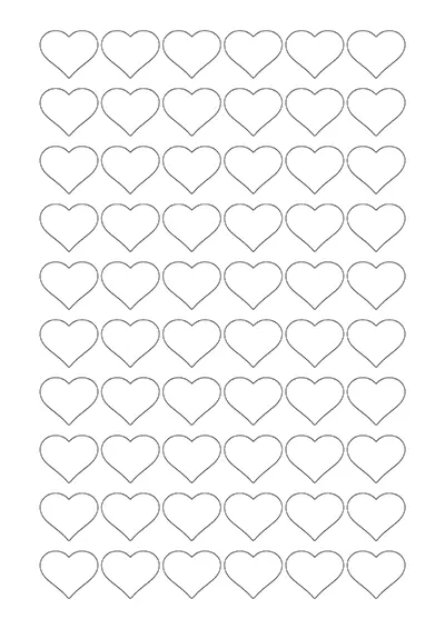 Coeur à imprimer 04