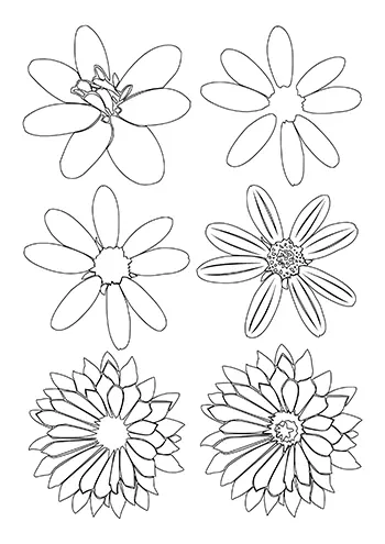 Fleur à découper 05