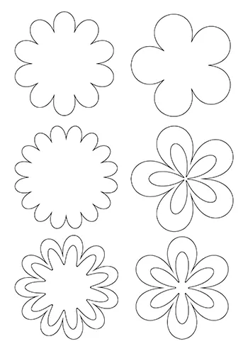 Fleur à découper 08