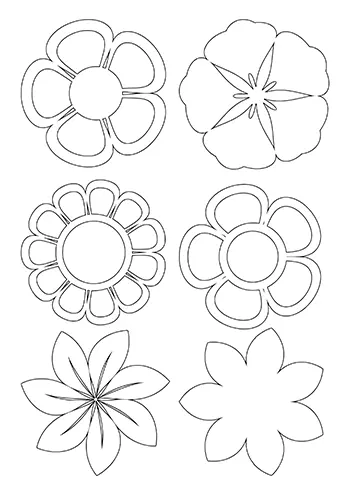 Fleur à découper 11