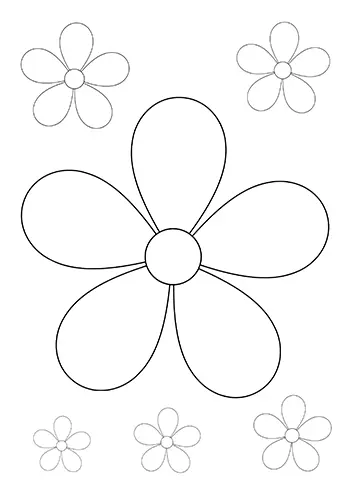 Fleur à découper 17