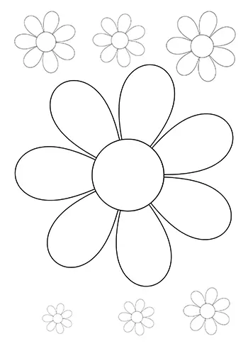 Fleur à découper 18