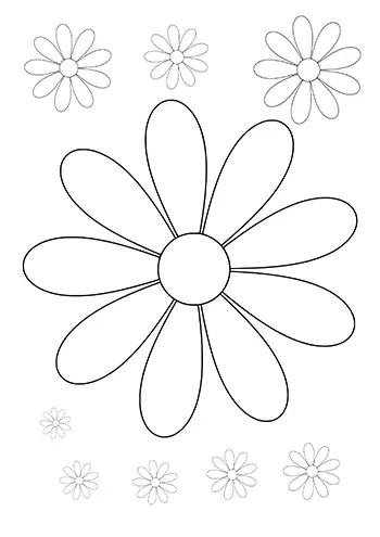 Fleur à découper 19