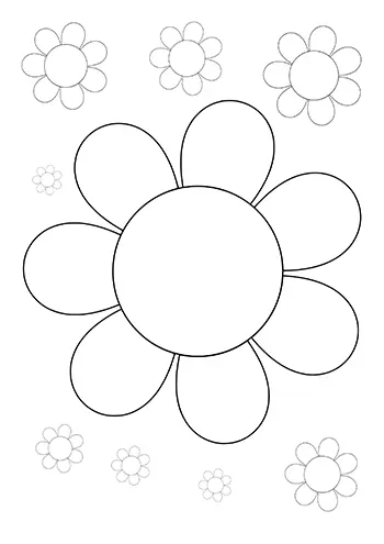 Fleur à découper 20