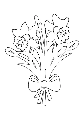 Fleur à découper 31