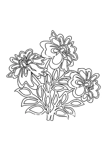 Fleur à découper 32