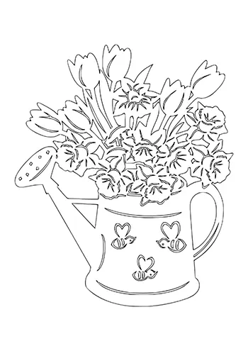 Fleur à découper 40
