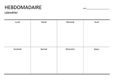 Printable weekly schedule template blank planner 01