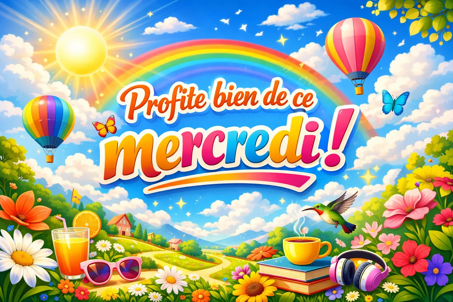 Bonjour mercredi : images et phrases pour les souhaits