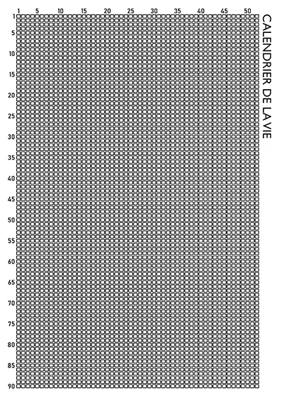 Calendrier de la vie