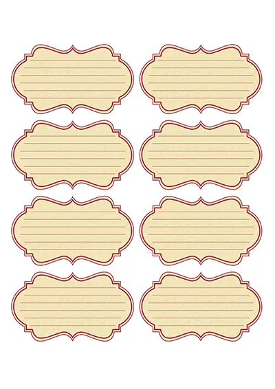 Etiquette Cahier Scolaire 13