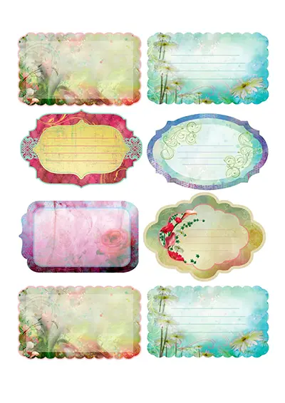 Etiquette Cahier Scolaire 15