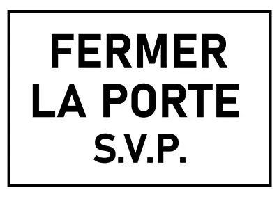 Fermer la porte s'il vous plaît 04