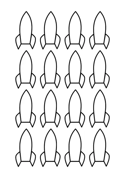 Fusée à imprimer 16