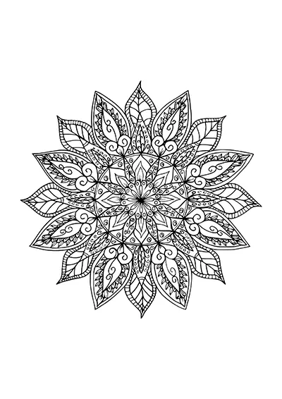 Mandala à imprimer 03