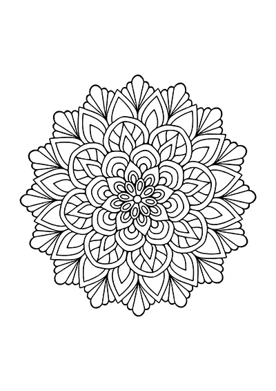 Mandala à imprimer 04