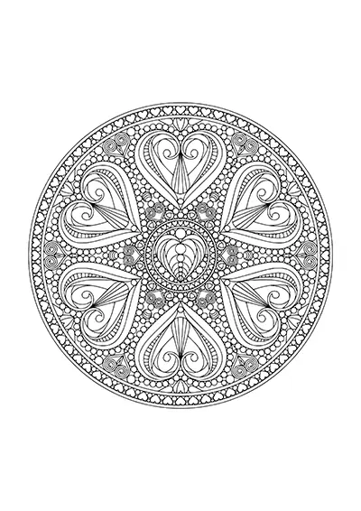 Mandala à imprimer 06