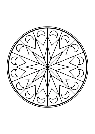 Mandala à imprimer 07