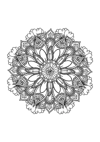 Mandala à imprimer 08