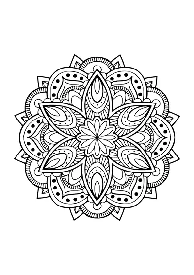 Mandala à imprimer 10