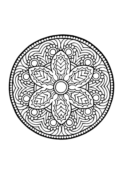 Mandala à imprimer 13