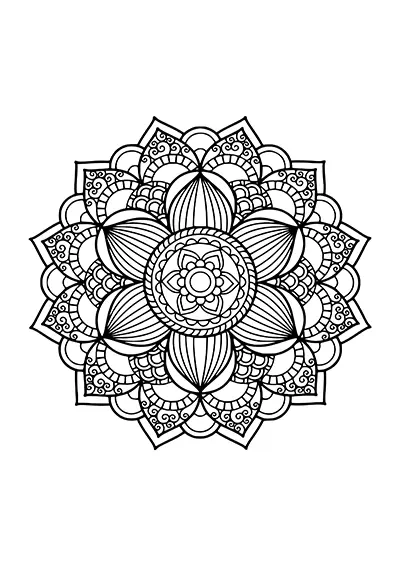 Mandala à imprimer 16