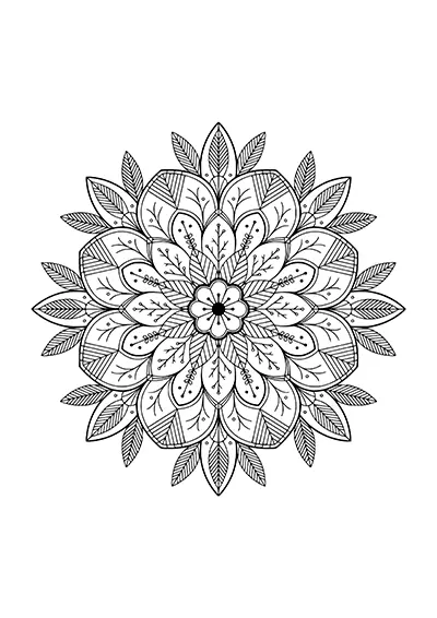 Mandala à imprimer 19