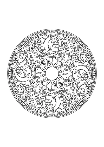 Mandala à imprimer 24