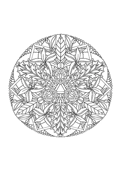 Mandala à imprimer 25