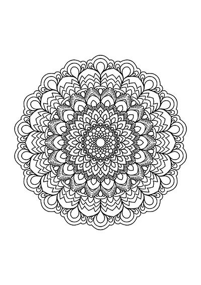 Mandala à imprimer 27