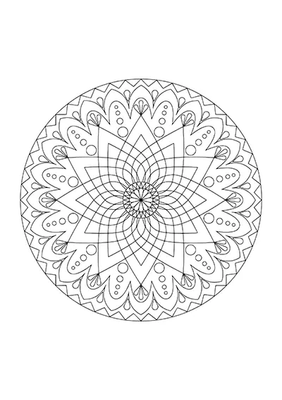 Mandala à imprimer 30