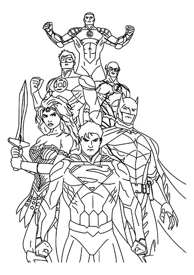 Super heros à imprimer 06