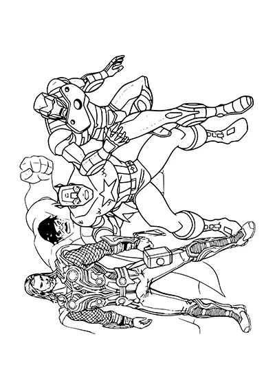 Super heros à imprimer 15