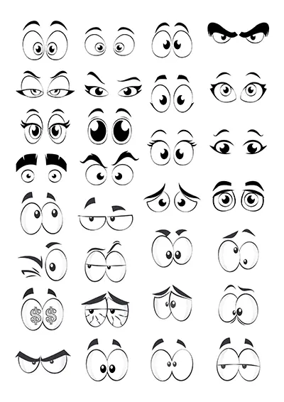 Yeux ร imprimer Yeux ร imprimer 01