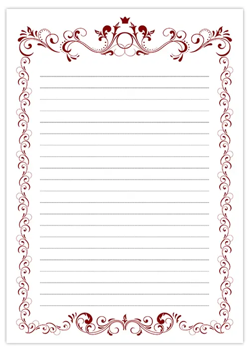 Dessin Papier Lettre 01
