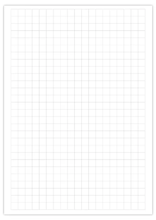 Feuille à carreau 10 mm