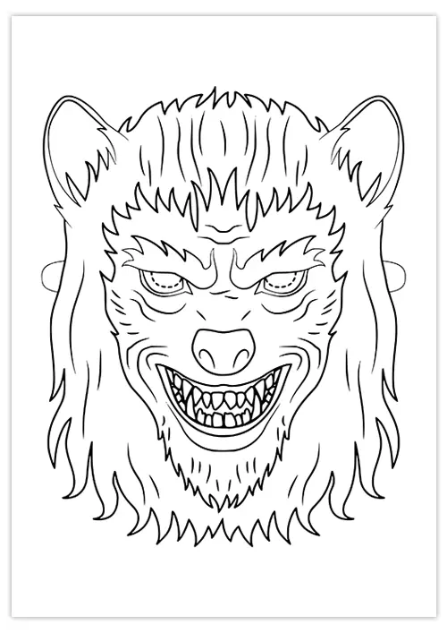 Masque de loup garou a imprimer masque-de-loup-garou-01