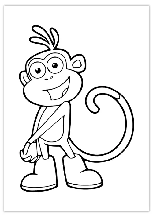 Singe a imprimer singe-01