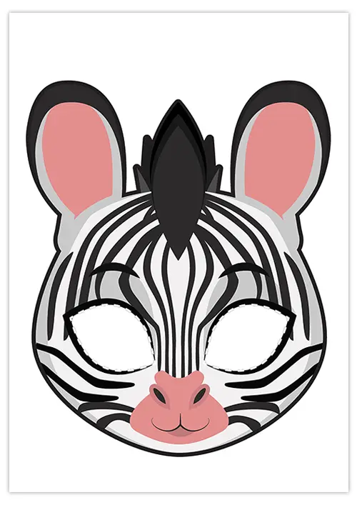 Masque zรจbre masque-zebre