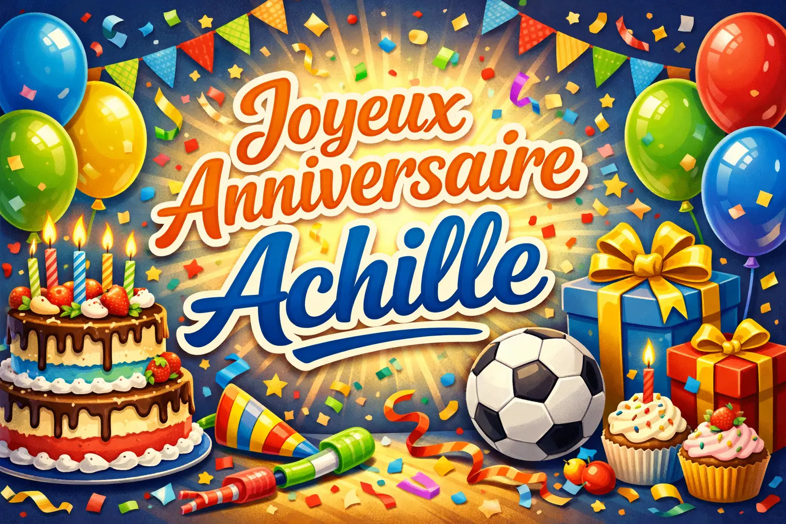 Joyeux Anniversaire Achille