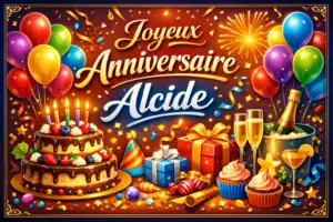 Joyeux Anniversaire Alcide
