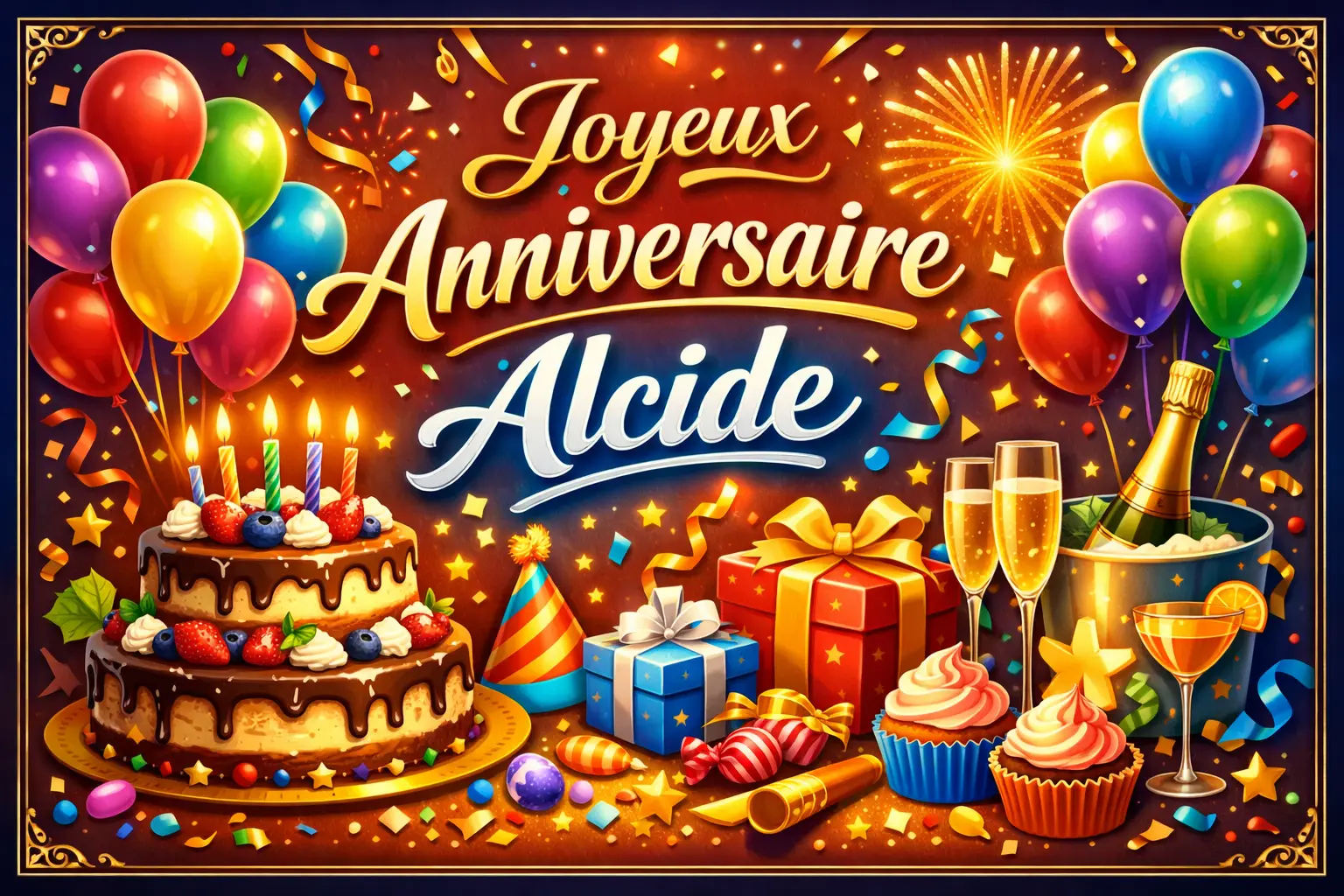 Joyeux Anniversaire Alcide