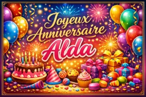 Joyeux Anniversaire Alda