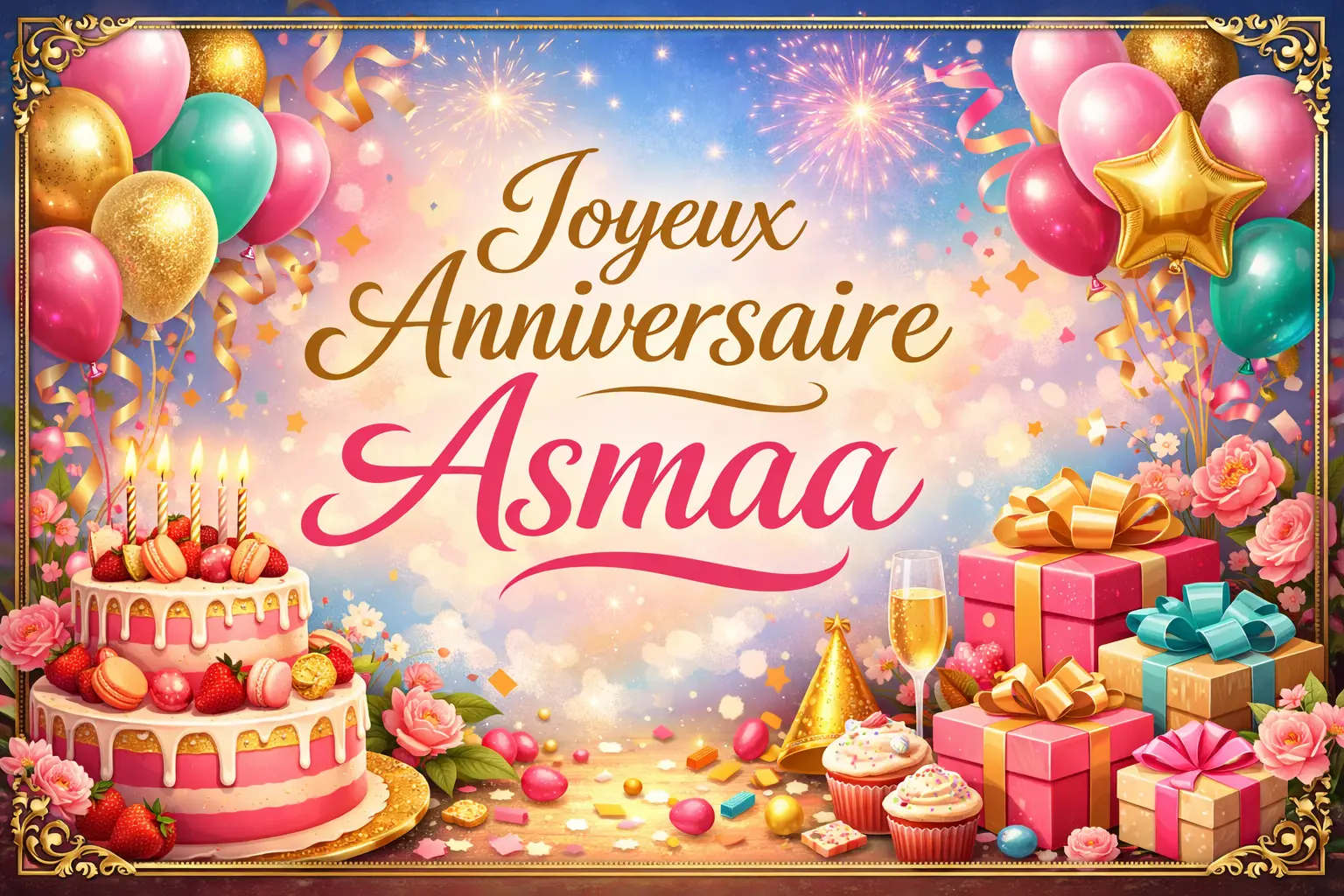 Joyeux Anniversaire Asmaa