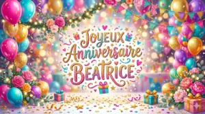 Joyeux Anniversaire Beatrice