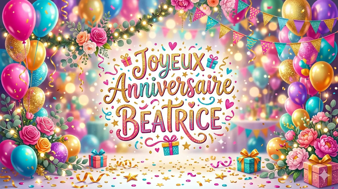 Joyeux Anniversaire Beatrice
