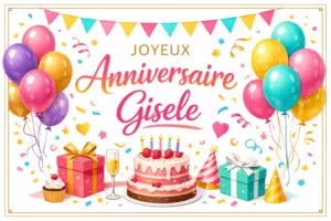 Joyeux Anniversaire Gisele