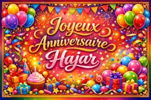 Joyeux Anniversaire Hajar